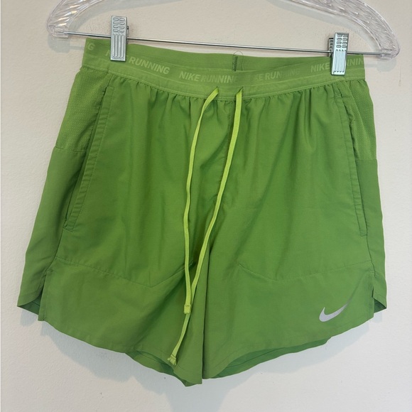 Nike Lime Green Athletic Shorts Small - Picture 1 of 5